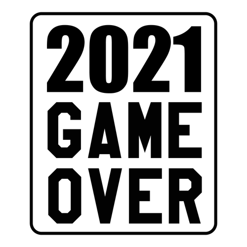 2021 Game over-01 Fun Gift Poster Canvas Print A0 A1 A2 A3 A4 A5 A6 Art Wall Dec