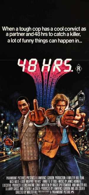 48 Hrs. (1982)_2 Movie Film Poster Canvas iconic design