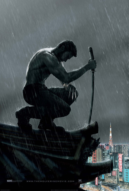 The Wolverine (2013)_2 Poster Canvas Movie Film Print A0 A1 A2 A3 A4 A5 A6 Art W