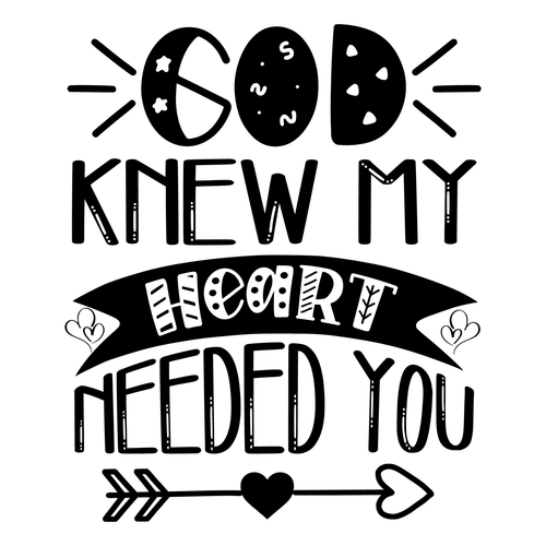 god knew my heart needed you-01 (4) Poster Canvas Movie Film Print A0 A1 A2 A3 A