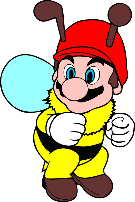 Mario PNG 5 (2) Poster Canvas Movie Film Print A0 A1 A2 A3 A4 A5 A6 Art Wall Dec