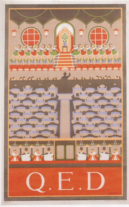 1929-QED Art Gallery Poster Canvas Print Wall Decoration A0 A1 A2 A3 A4 A5 A6