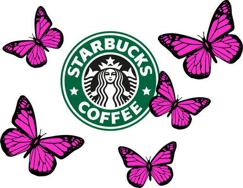 butterfly1-coffe-34-24OZ Poster Canvas Movie Film Print A0 A1 A2 A3 A4 A5 A6 Art