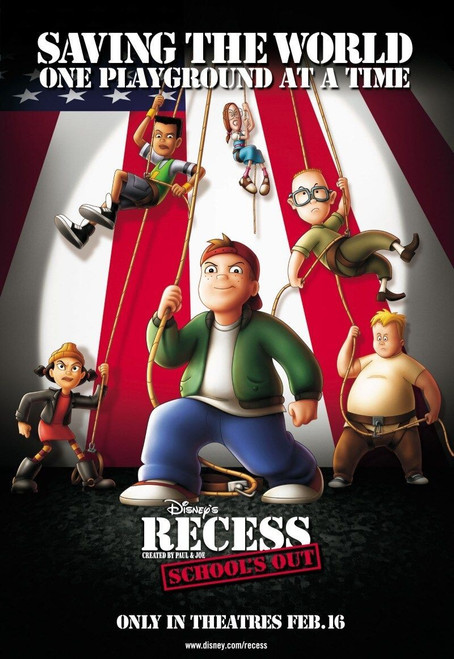 Recess_ School_s Out (2001)_1 Poster Canvas Movie Film Print A0 A1 A2 A3 A4 A5 A