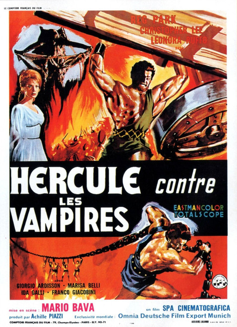 Hercules In Haunted World 03 Poster Canvas Movie Film Print A0 A1 A2 A3 A4 A5 A6