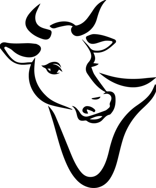 Cows in drowings (24) Poster Canvas Movie Film Print A0 A1 A2 A3 A4 A5 A6 Art Wa