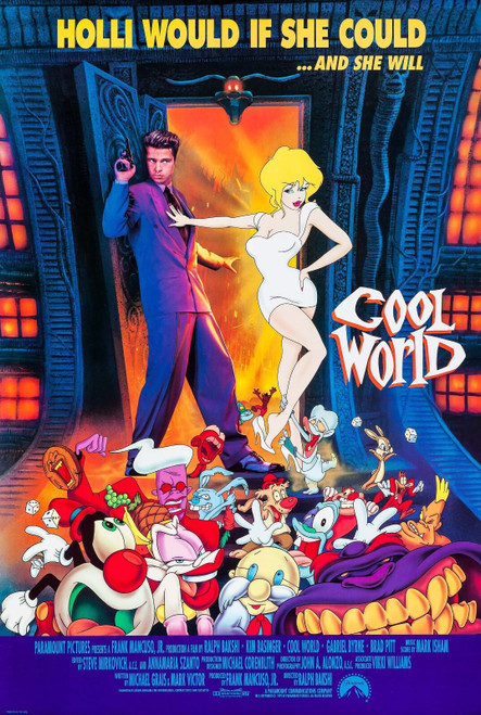 Cool World (1992)_2 Movie Film Poster Canvas iconic design