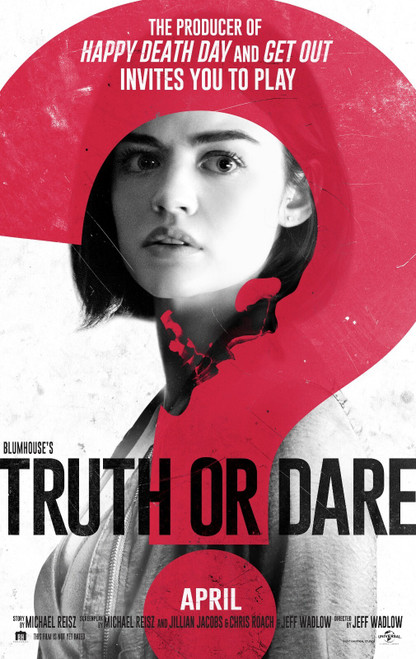 Truth or Dare (2018)_1 Poster Canvas Movie Film Print A0 A1 A2 A3 A4 A5 A6 Art W