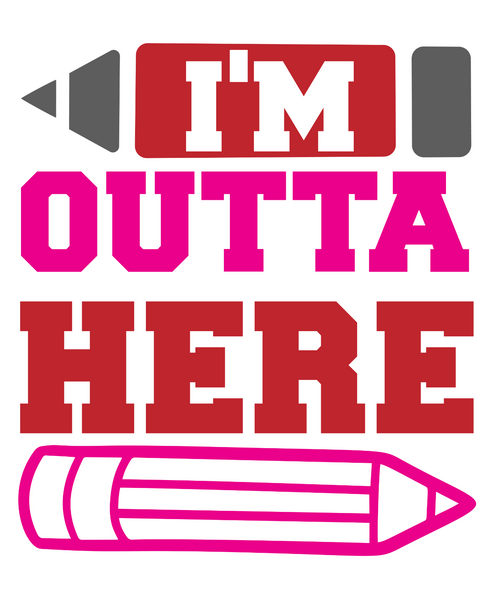 i m outta here-01 (2) Poster Text for you Canvas Print A0 A1 A2 A3 A4 A5 A6 Art