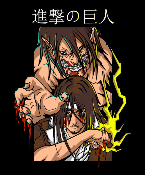 Attack on Titan (1) Poster Canvas Fanmade Prints A0 A1 A2 A3 A4 A5 A6