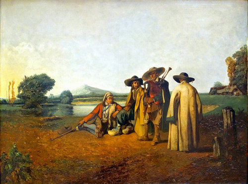 Philippe-Auguste Jeanron - Limousin Landscape Poster Canvas Movie Film Print A0