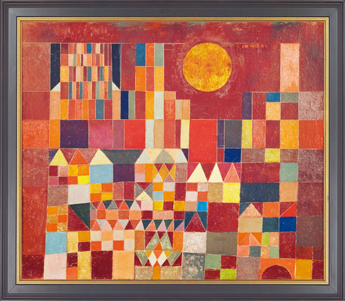 Paul Klee - Castle in the Sun Poster Canvas Movie Film Print A0 A1 A2 A3 A4 A5 A
