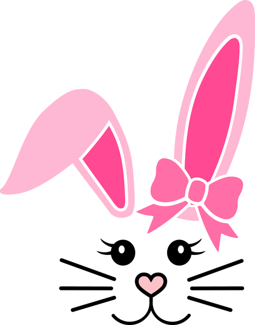 Girl bunny face Poster Canvas Movie Film Print A0 A1 A2 A3 A4 A5 A6 Art Wall Dec