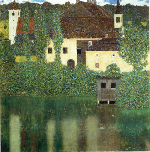 Gustav Klimt - Kammer Castle 1905 Poster Canvas Movie Film Print A0 A1 A2 A3 A4