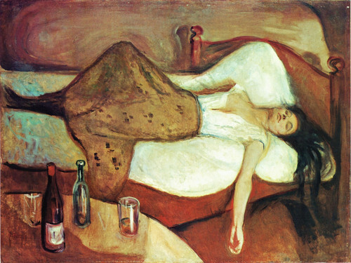 Edvard Munch - The day after Poster Canvas Print Art Painting Decor Reprint wall