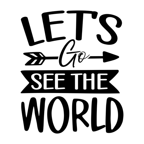 Lets go see the world Poster Canvas Movie Film Print A0 A1 A2 A3 A4 A5 A6 Art Wa