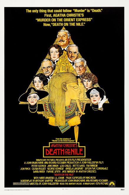 Death on the Nile (1978)_0 Movie Film Poster Canvas iconic design