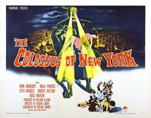 Colossus Of New York 02 Poster Canvas Movie Film Print A0 A1 A2 A3 A4 A5 A6 Art