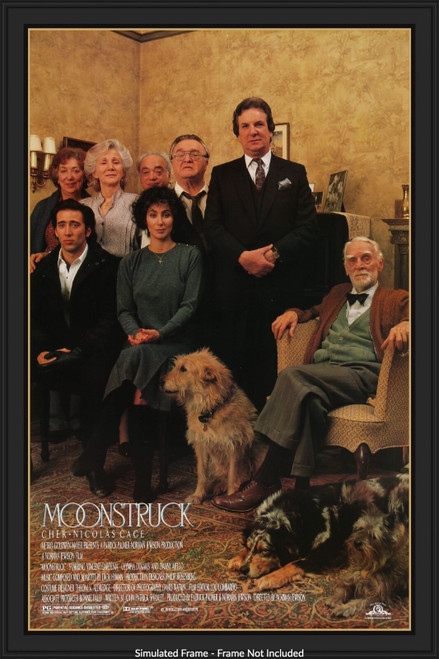 MOONSTRUCK (1987) 3 Poster Canvas Movie Film Print A0 A1 A2 A3 A4 A5 A6 Art Wall
