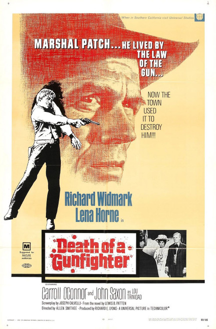 Death of a Gunfighter (1969)_1 Movie Film Poster Canvas iconic design