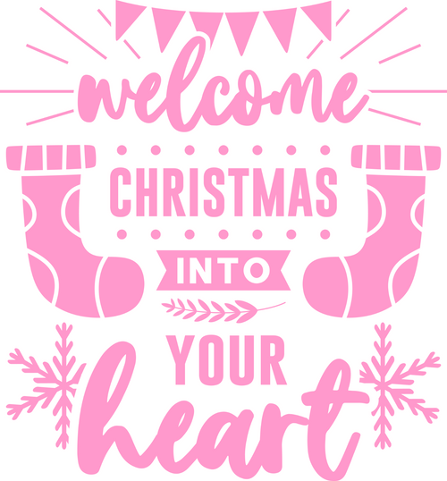 Welcome Christmas into Your Heart Poster Canvas Movie Film Print A0 A1 A2 A3 A4