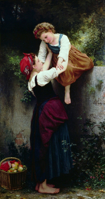 William-Adolphe-Bouguereau-Petites-maraudeuses-large Poster Canvas Movie Film Pr