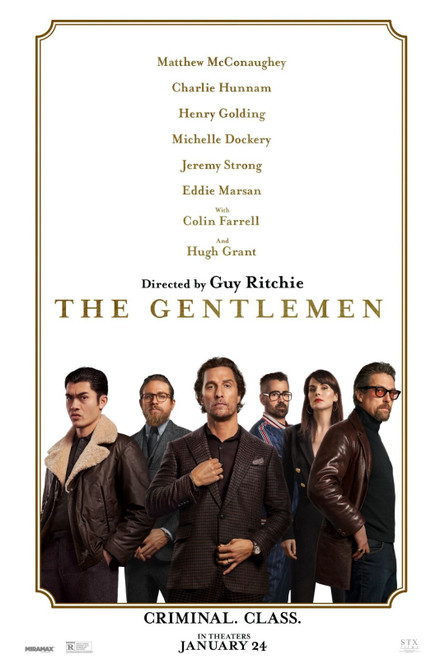 The Gentlemen 3 Poster Canvas Movie Film Print A0 A1 A2 A3 A4 A5 A6 Art Wall Dec