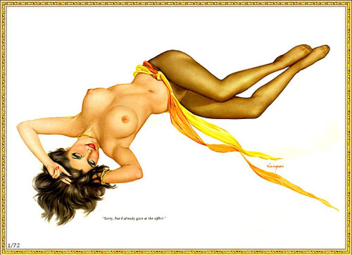 Alberto_Vargas_Pin-Up_Art_121 Art Gallery Poster Canvas Print Wall Decoration A0