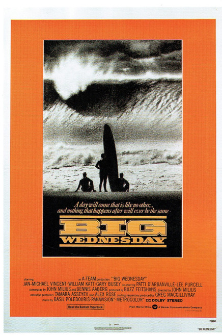 Big Wednesday - 1978 Poster Canvas Movie Film Print A0 A1 A2 A3 A4 A5 A6 Art Wal