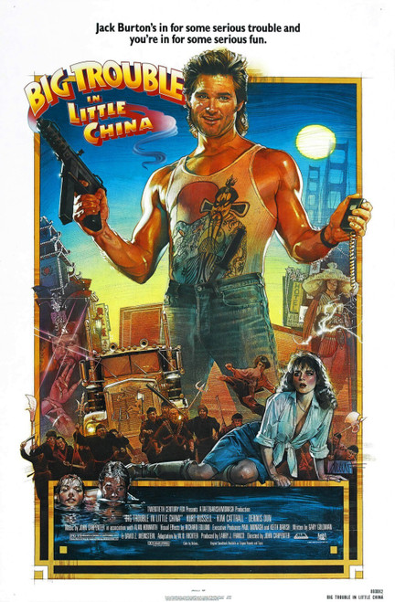 Big Trouble In Little China 01 Poster Canvas Movie Film Print A0 A1 A2 A3 A4 A5