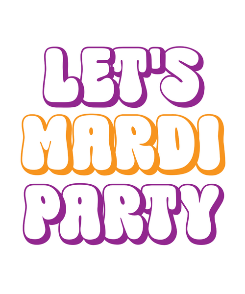 Let's Mardi Party-01 (2) Poster Canvas Movie Film Print A0 A1 A2 A3 A4 A5 A6 Art