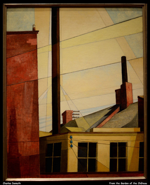 charles-demuth---from-the-garden-of-the-chteau--jpb_23912818079_o(1) Poster Canv