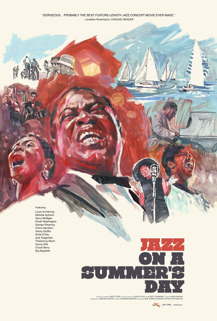 Jazz on a Summer’s Day 1 Poster Canvas Movie Film Print A0 A1 A2 A3 A4 A5 A6 Art