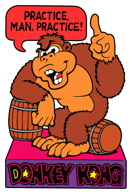 donkey-kong-62 Poster Canvas Movie Film Print A0 A1 A2 A3 A4 A5 A6 Art Wall Deco