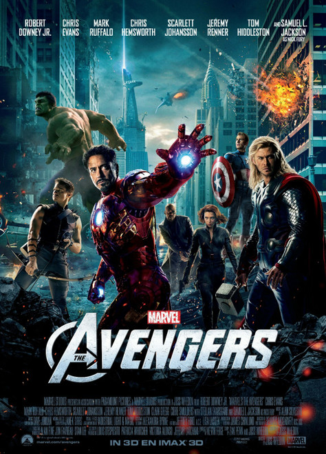 Avengers 1 Poster or Canvas Picture Art Movie Car Game Film A0-A4
