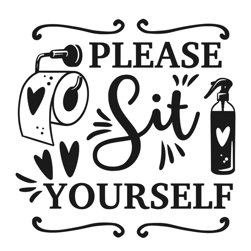 please sit yourself Poster Canvas Movie Film Print A0 A1 A2 A3 A4 A5 A6 Art Wall