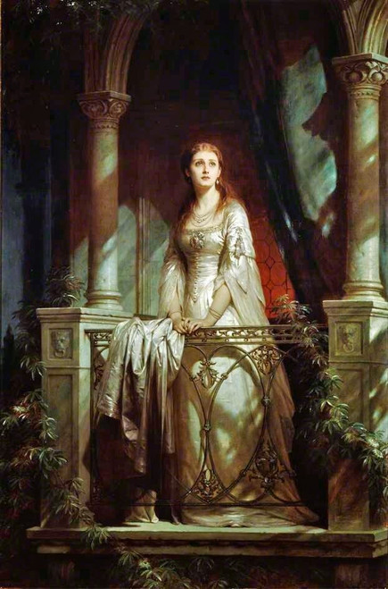 Thomas Francis Dicksee - Juliet Poster Canvas Movie Film Print A0 A1 A2 A3 A4 A5