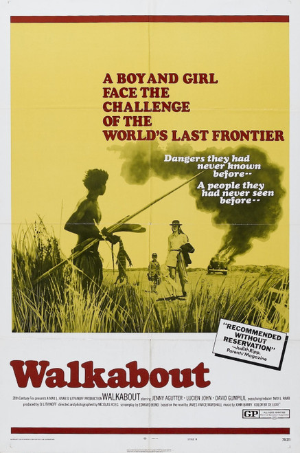 Walkabout 1 Poster Canvas Movie Film Print A0 A1 A2 A3 A4 A5 A6 Art Wall Decorat