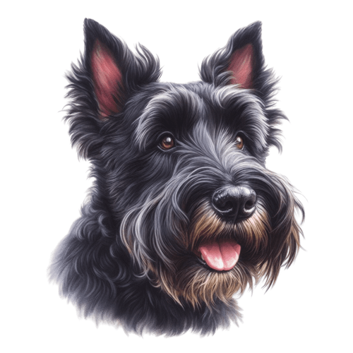 127 Scottish Terrier Poster Canvas Movie Film Print A0 A1 A2 A3 A4 A5 A6 Art Wal