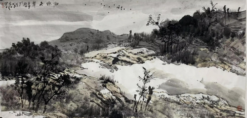 of famous painter Liu Changjiang Poster Canvas Movie Film Print A0 A1 A2 A3 A4 A