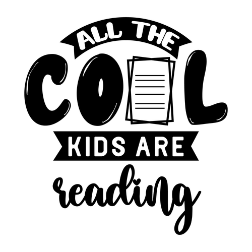 All the Cool Kids Are Reading-01 (4) Poster Canvas Movie Film Print A0 A1 A2 A3
