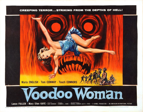 Voodoo Woman 02 Poster Canvas Movie Film Print A0 A1 A2 A3 A4 A5 A6 Art Wall Dec