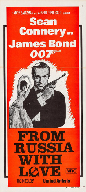 From Russia With Love (1963)_15 Movie Film Poster Canvas iconic design