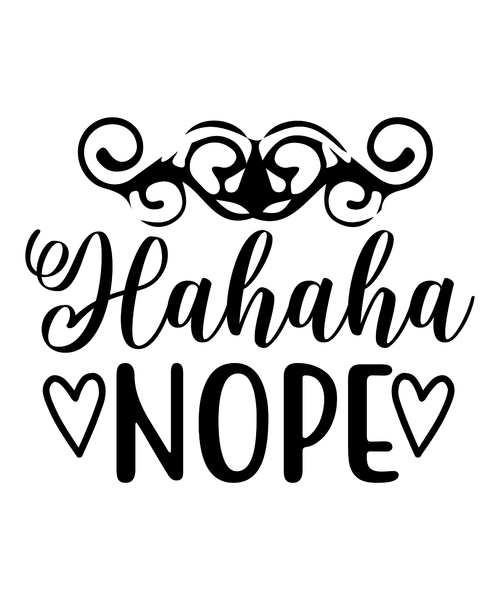 Hahaha nope-01 (2) Poster Canvas Movie Film Print A0 A1 A2 A3 A4 A5 A6 Art Wall