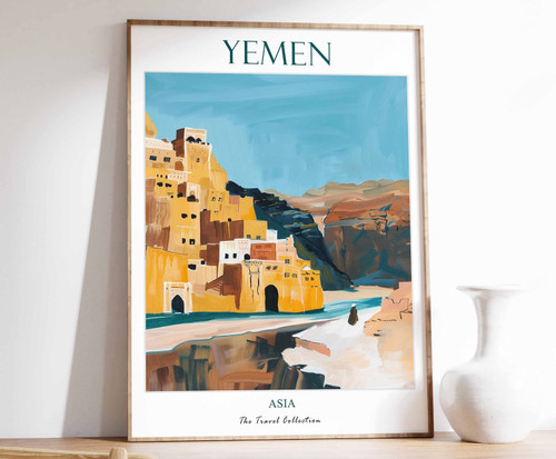 11_Yemen Print, Yemen Travel Poster, Middle East Travel Print, Islamic Decor, Gi