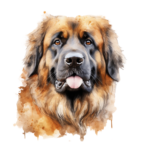 Leonberger (2) Poster Canvas Movie Film Print A0 A1 A2 A3 A4 A5 A6 Art Wall Deco