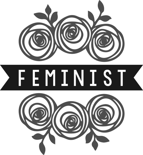 feminist and roses (2) Poster Canvas Movie Film Print A0 A1 A2 A3 A4 A5 A6 Art