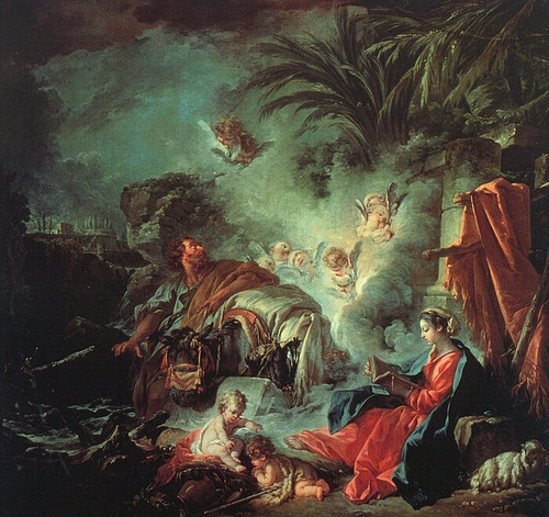 The_Rest_on_the_Flight_into_Egypt_CGF Poster Canvas Movie Film Print A0 A1 A2 A3