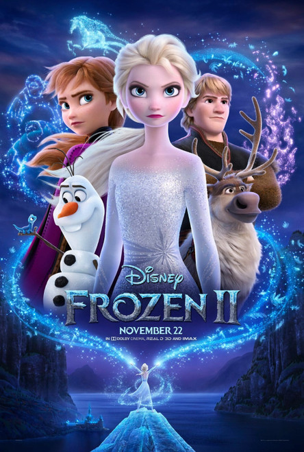 Frozen II (2019)_8 Movie Film Poster Canvas iconic design