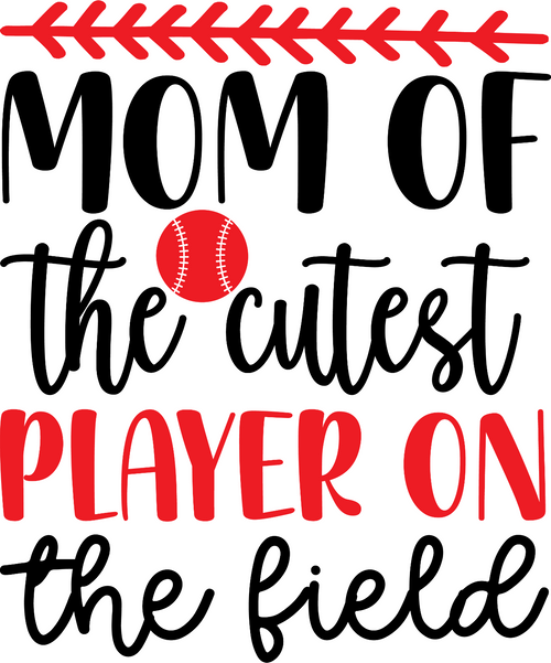 22.-Mom-of-the-Cutest-Player-on-The-Field Poster Canvas Movie Film Print A0 A1 A